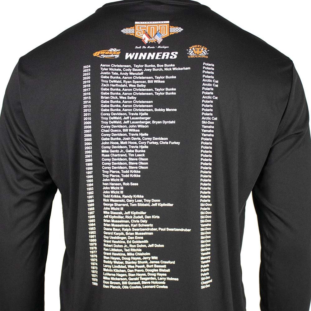56th I-500 Race Long Sleeve Performance T-Shirt