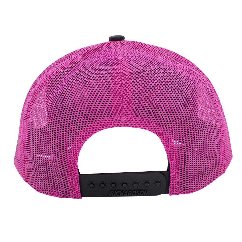 Pink mesh cap with Richardson logo on the closure.